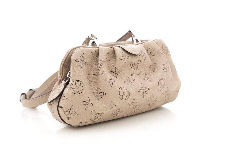 Louis Vuitton Beige Silk Mix & Straps Bandeau Scarf - Image 3