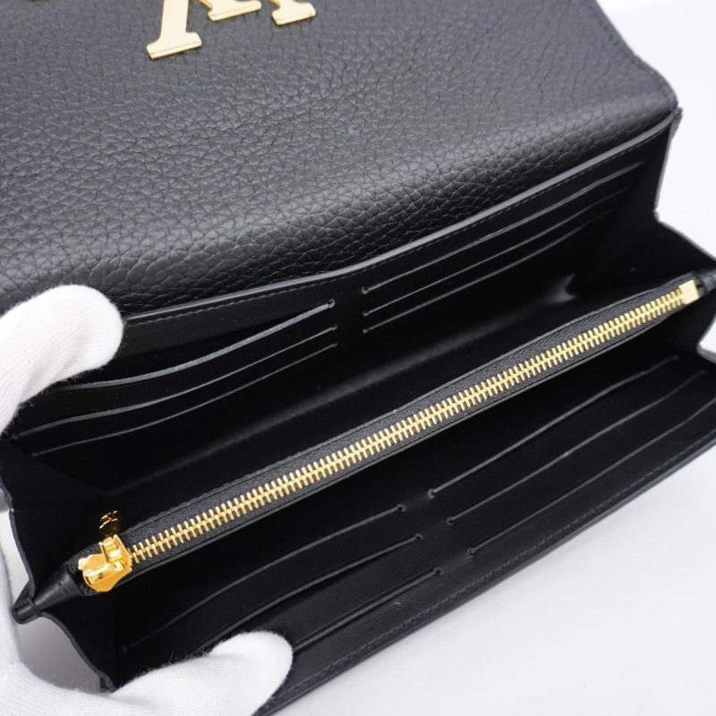 Louis Vuitton Capucines 2 Way Bag,Black,Leather - Image 5