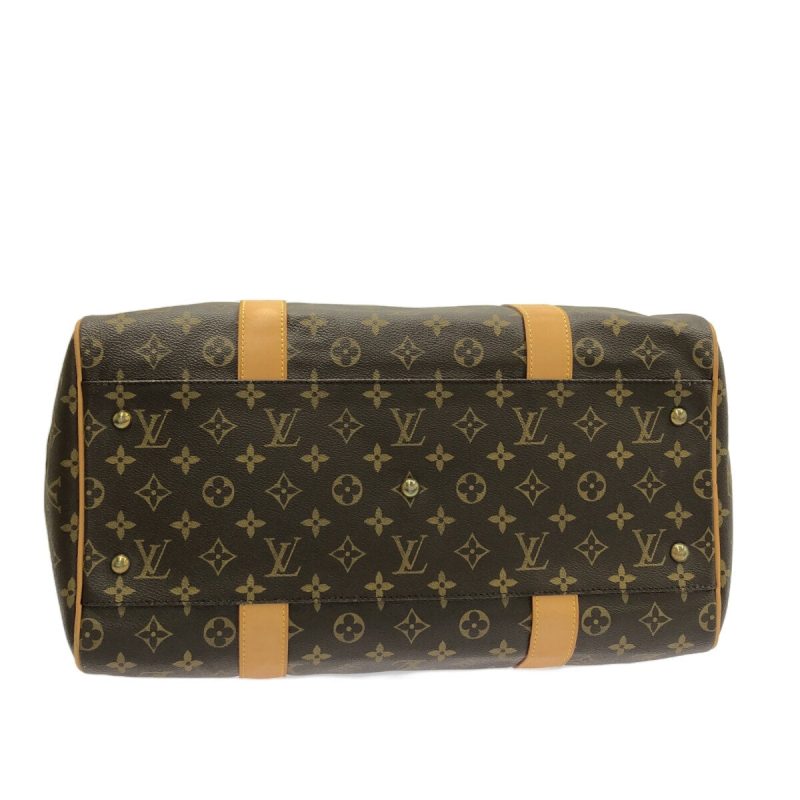 LOUIS VUITTON Carryall MM Monogram Canvas Shoulder Bag Brown - Image 3