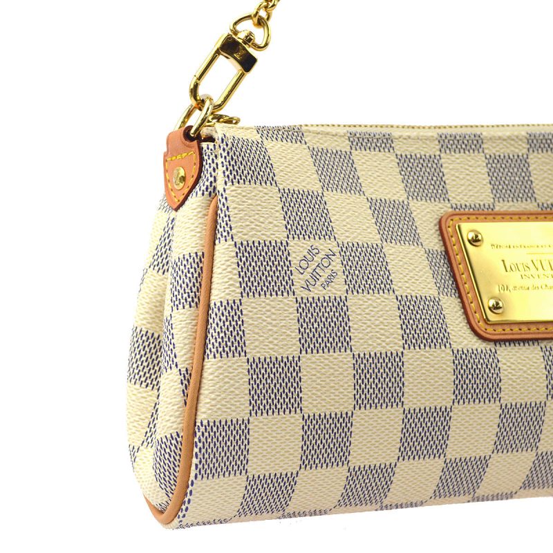 Louis Vuitton Damier Azur Eva Clutch (SHF-18406) - Image 3
