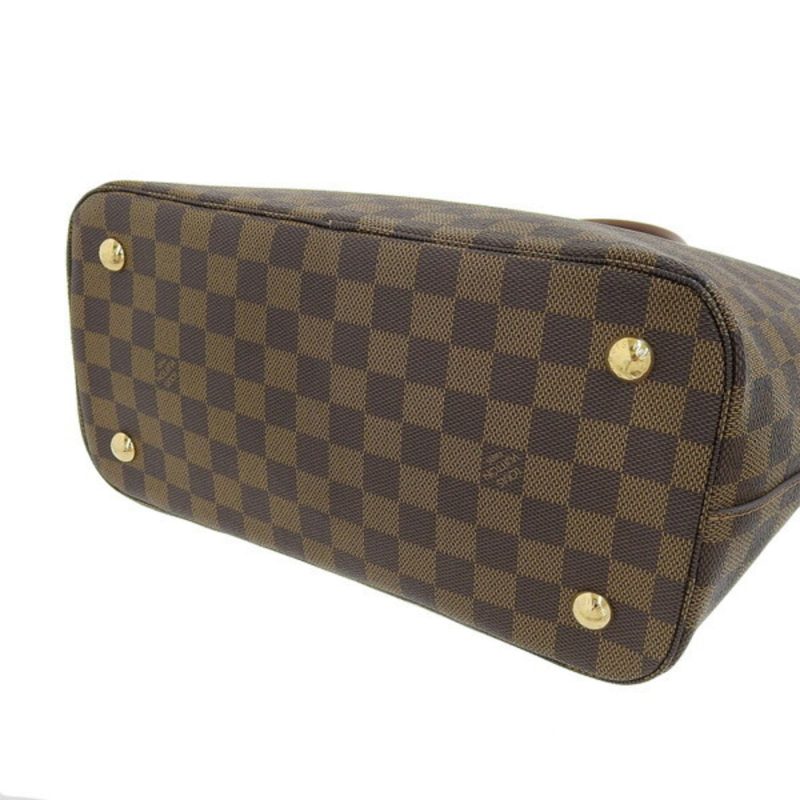 LOUIS VUITTON Belmont Damier Ebene Shoulder Bag Brown - Image 3
