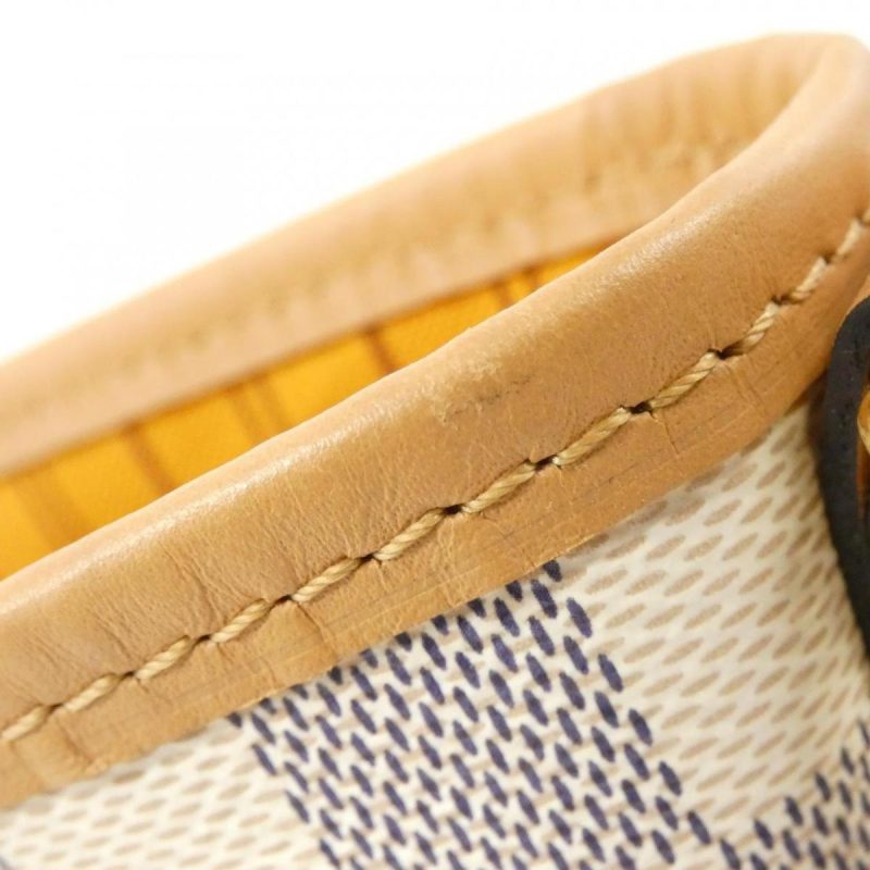 Louis Vuitton Damier Azur ark MM Tote Shoulder Bag N51107 White Ivory PVC LeatherLouis Vuitton - Image 3