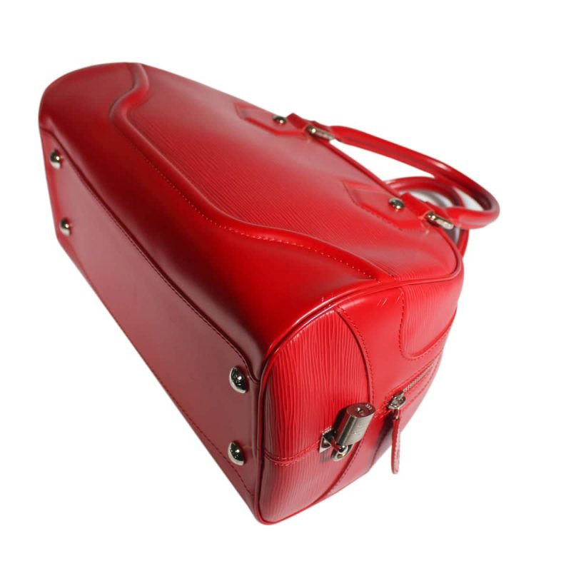 Louis Vuitton Bowling Montaigne PM Red Epi - Image 9