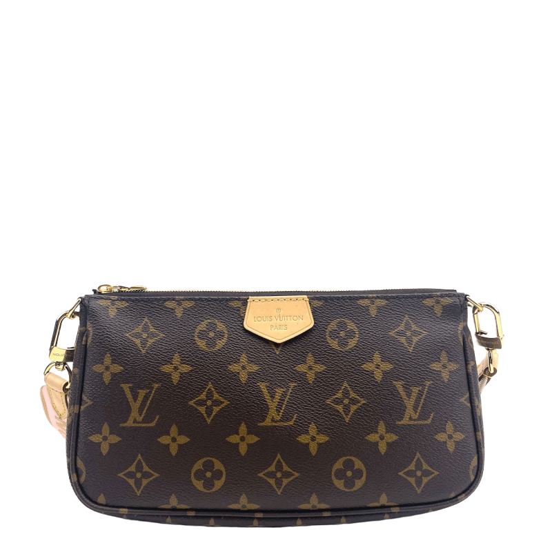 LOUIS VUITTON Pouchette w/Canvas Strap - Image 8