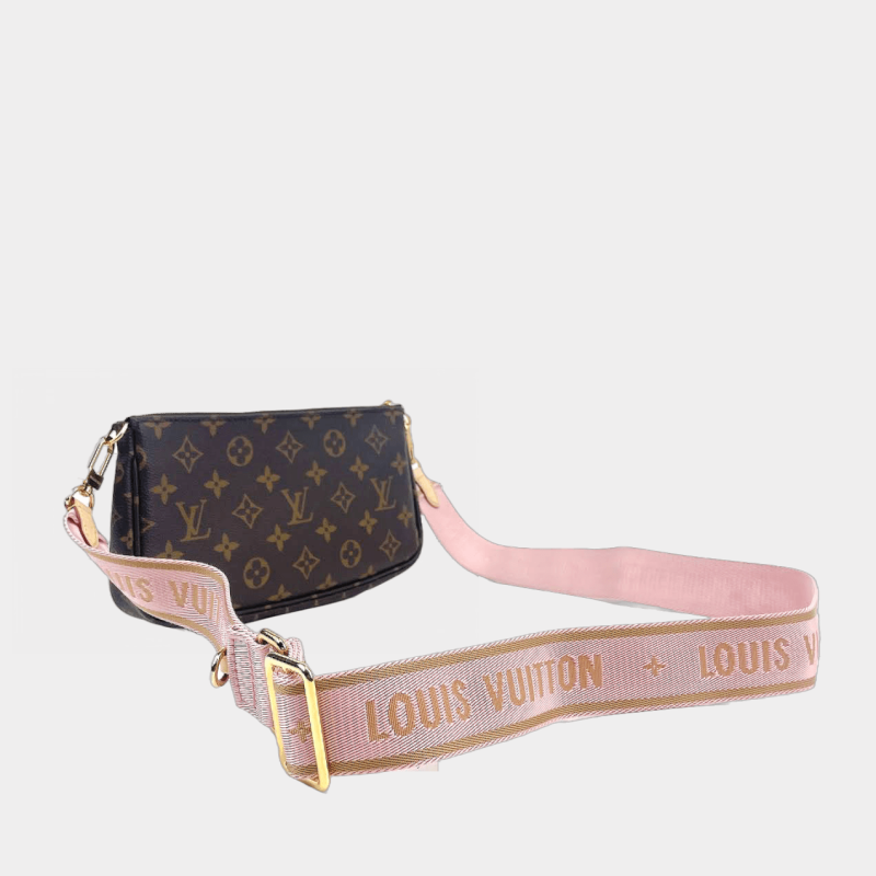 LOUIS VUITTON Pouchette w/Canvas Strap - Image 2