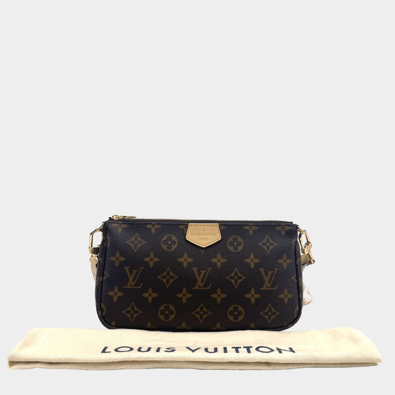 LOUIS VUITTON Pouchette w/Canvas Strap - Image 3