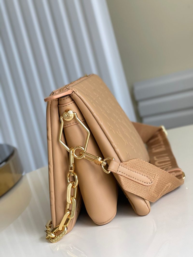 LOUIS VUITTON Coussin CamelM57791 Lambskin Monogram・Pattern Size PM - Image 3