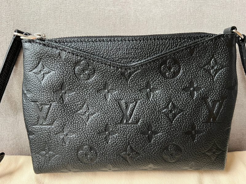 Louis Vuitton Black Monogram Empreinte Pallas Pochette - Image 3