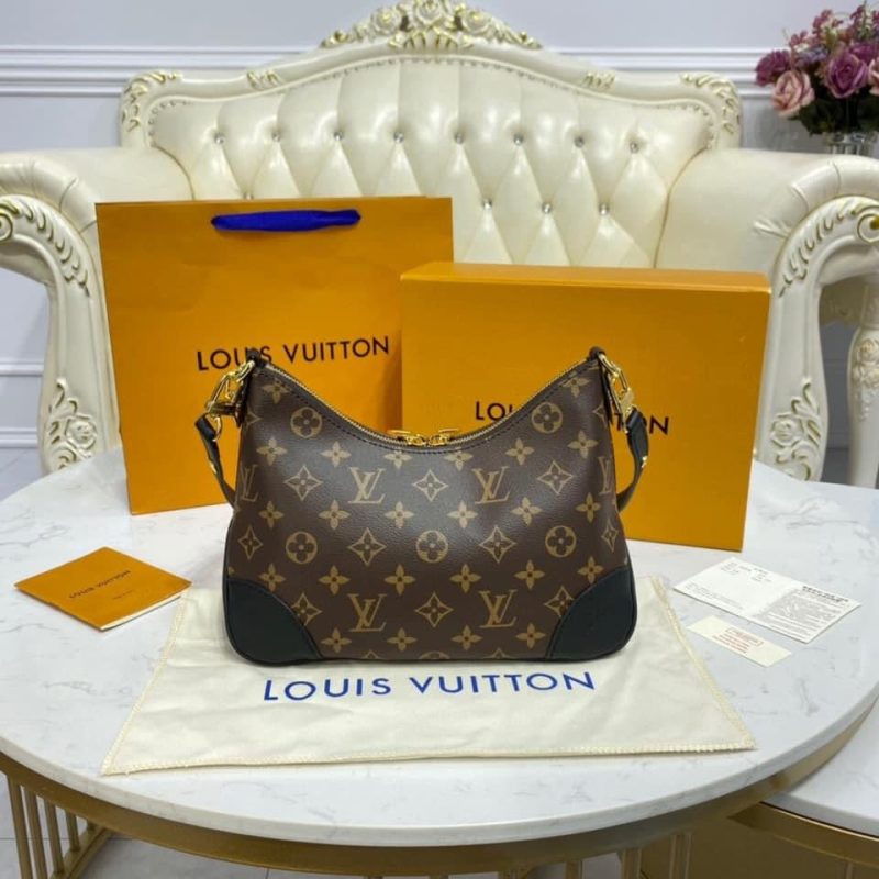 Louis Vuitton Boulogne Bag Black Monogram - Image 3