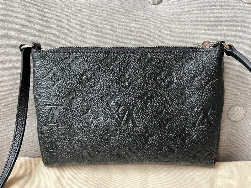 Louis Vuitton Black Monogram Empreinte Pallas Pochette - Image 8