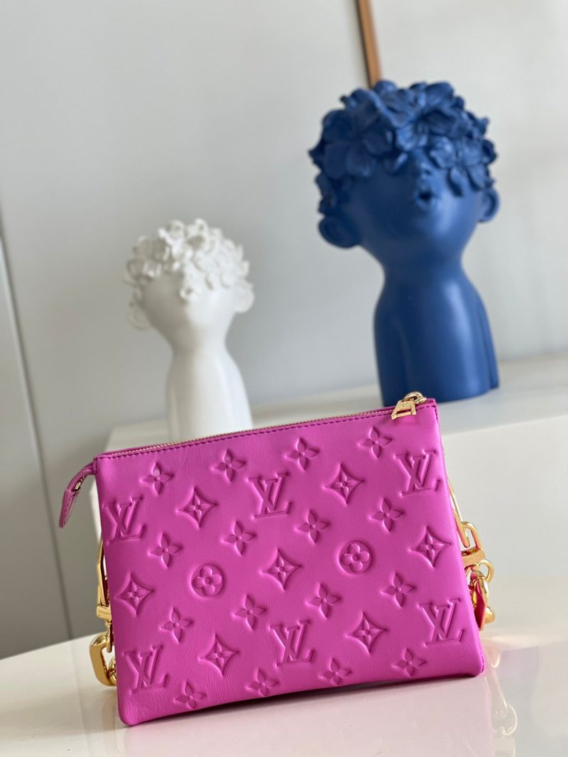 LOUIS VUITTON Coussin Blue GacierM58699 Monogram/Emboss Size PM - Image 4