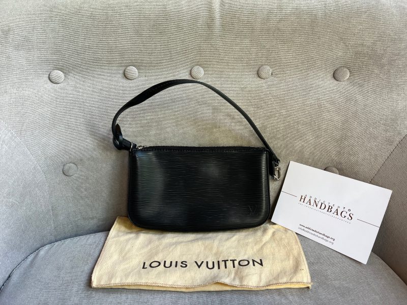 Louis Vuitton Black Epi Leather Saint Jacques PM