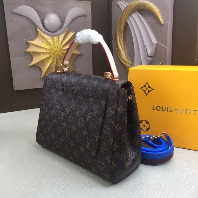 Louis Vuitton Cluny MM Bag Epi Leather Rose Ballerine - Image 7