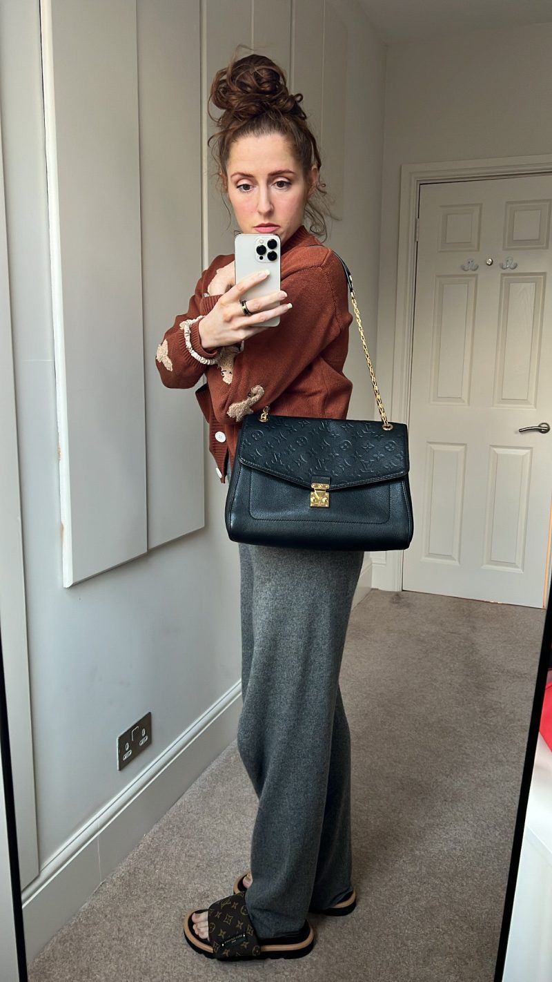 Louis Vuitton Black Empreinte V Tote MM - Image 3