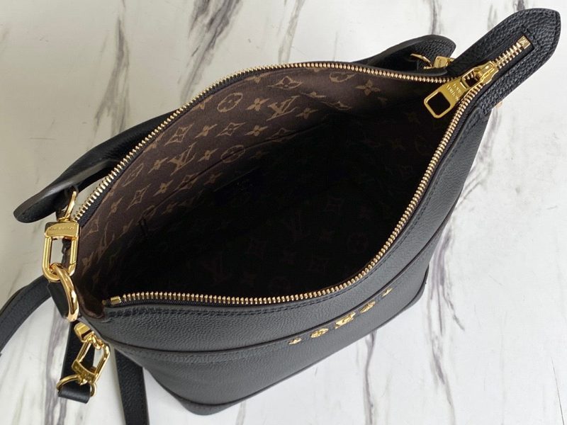 LOUIS VUITTON Crystal Toe Heels Black Patent - Image 2