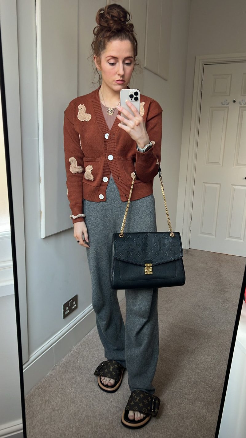 Louis Vuitton Black Empreinte V Tote MM - Image 2