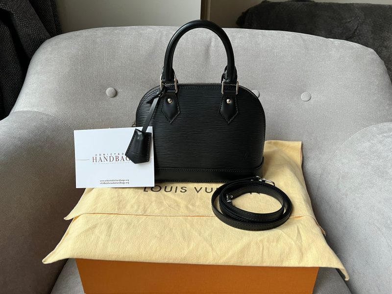 Louis Vuitton Alma BB Brown Damier Ebene Canvas Handbag Small