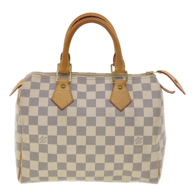 Louis Vuitton Damier Azur Speedy 25 Handbag Mini Boston Bag N4137 - Image 13