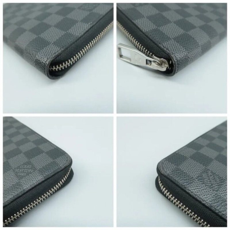 Louis Vuitton Black Damier Graphite Canvas Wallet - Image 7
