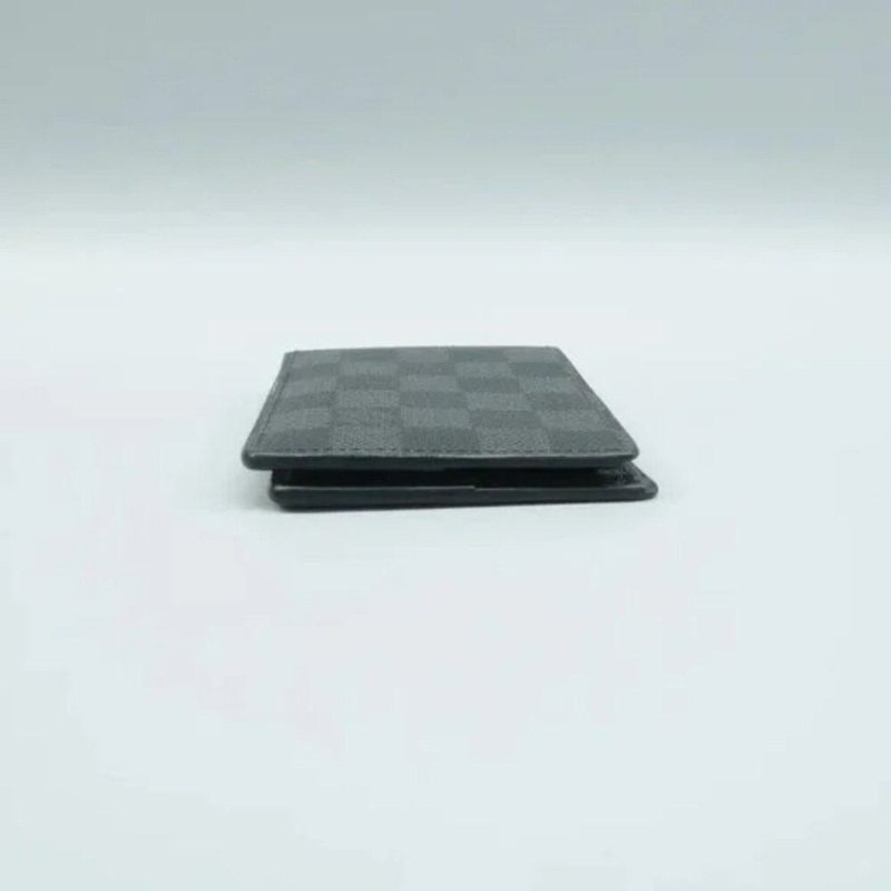 Louis Vuitton Black Damier Graphite Coated Canvas Zip Around Wallet - Image 5