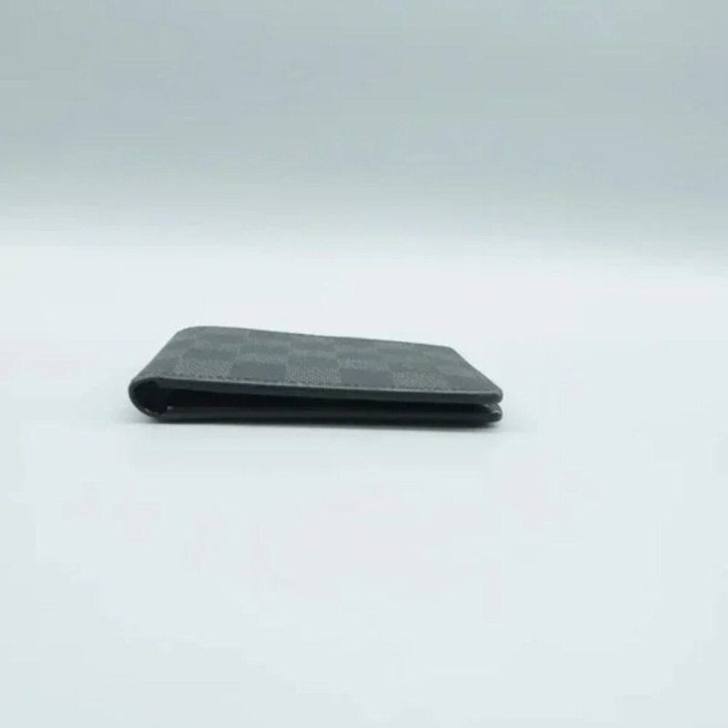 Louis Vuitton Black Damier Graphite Coated Canvas Zip Around Wallet - Image 4