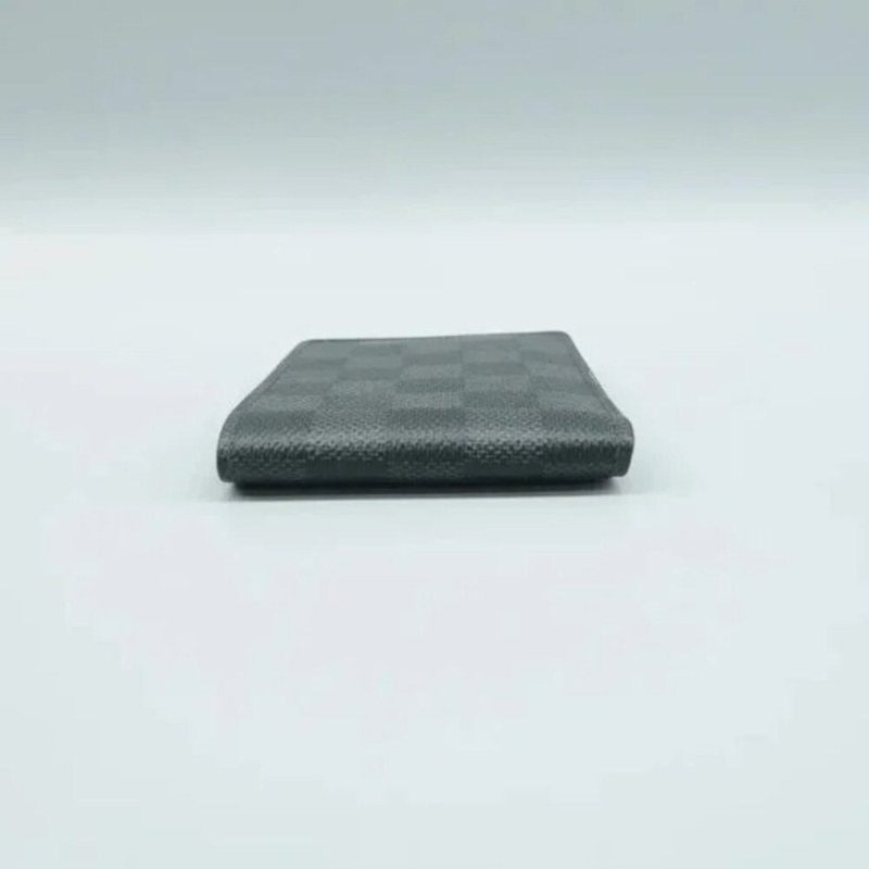 Louis Vuitton Black Damier Graphite Coated Canvas Zip Around Wallet - Image 6