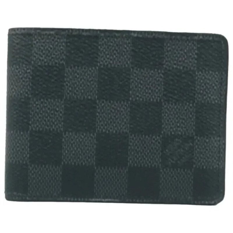 Louis Vuitton Black Damier Graphite Coated Canvas Zip Around Wallet