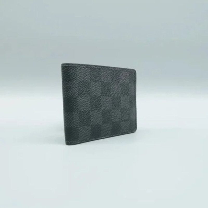 Louis Vuitton Black Damier Graphite Coated Canvas Zip Around Wallet - Image 3