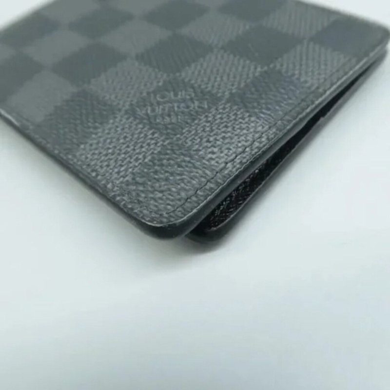 Louis Vuitton Black Damier Graphite Coated Canvas Zip Around Wallet - Image 7