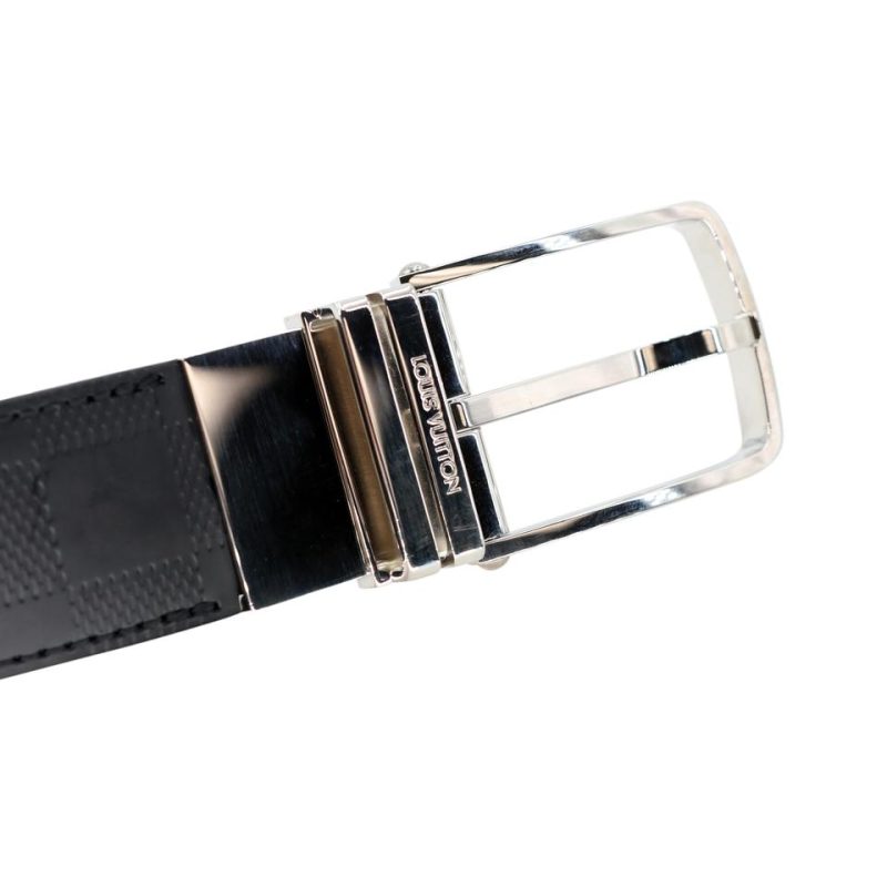 Louis Vuitton Slender Graphite Saint Tulle Reversible Belt LV-B0323P-0002 - Image 5