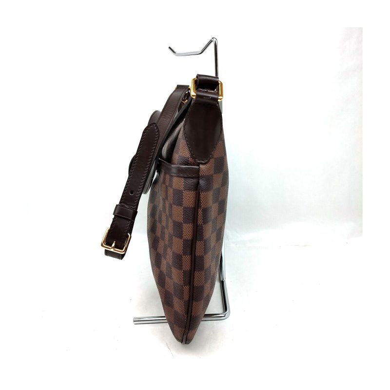 LOUIS VUITTON Bloomsbury PM Damier Ebene Crossbody Bag Brown - Image 3