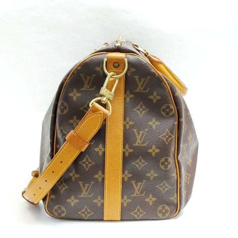 Louis Vuitton Boston Keepall Bandouliere 45 Monogram Bag #MN799 - Image 3