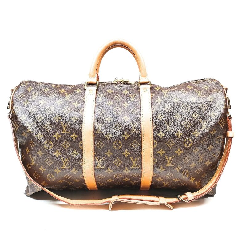 Louis Vuitton Boston Keepall Bandouliere 55 Monogram Bag #MN649