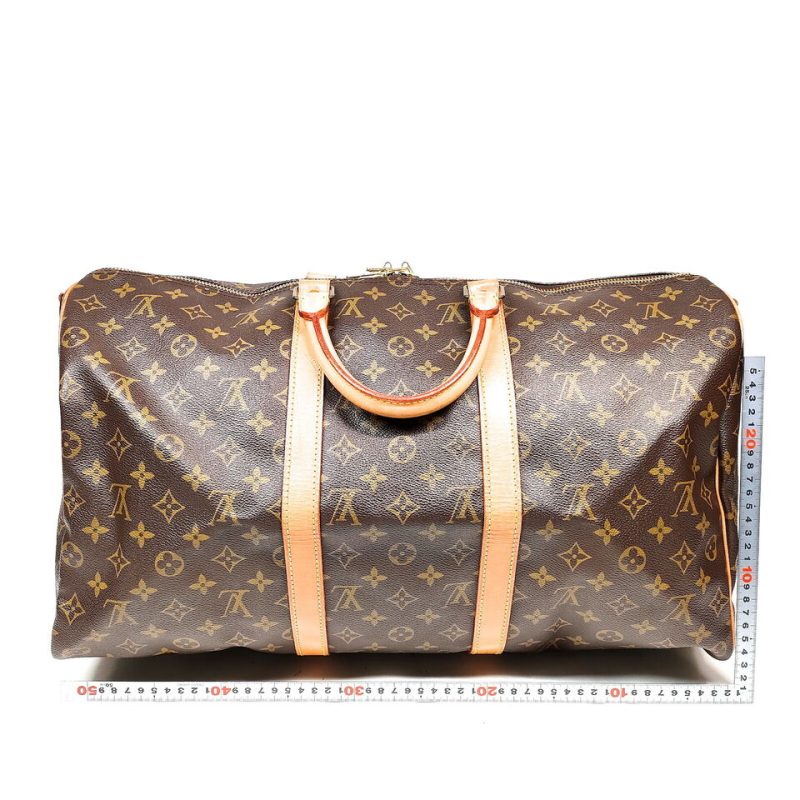 Louis Vuitton Boston Keepall Bandouliere 55 Monogram Bag #MN649 - Image 2