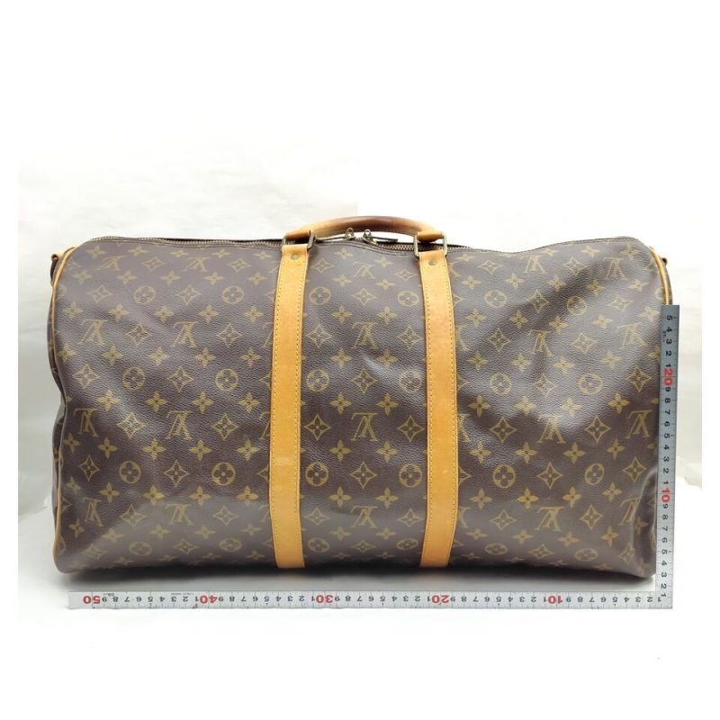 Louis Vuitton Boston Keepall Bandouliere 55 Monogram Bag #MN799 - Image 2