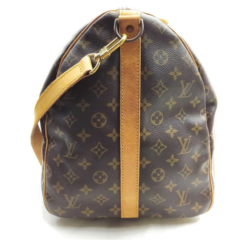 Louis Vuitton Boston Keepall Bandouliere 55 Monogram Bag #MN799 - Image 3