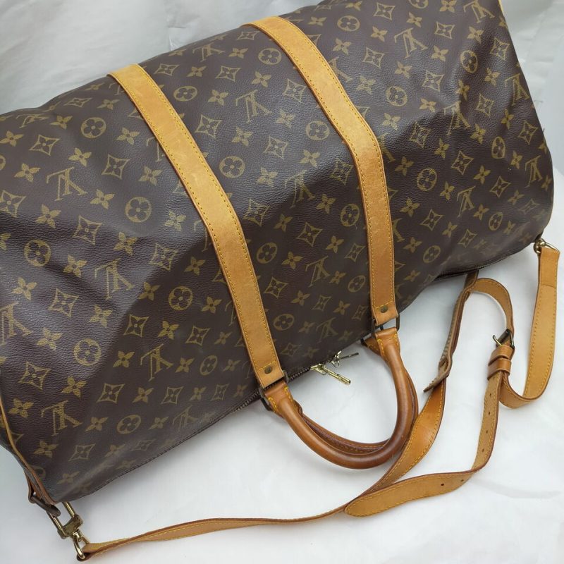 Louis Vuitton Boston Keepall Bandouliere 55 Monogram Bag #MN799 - Image 4