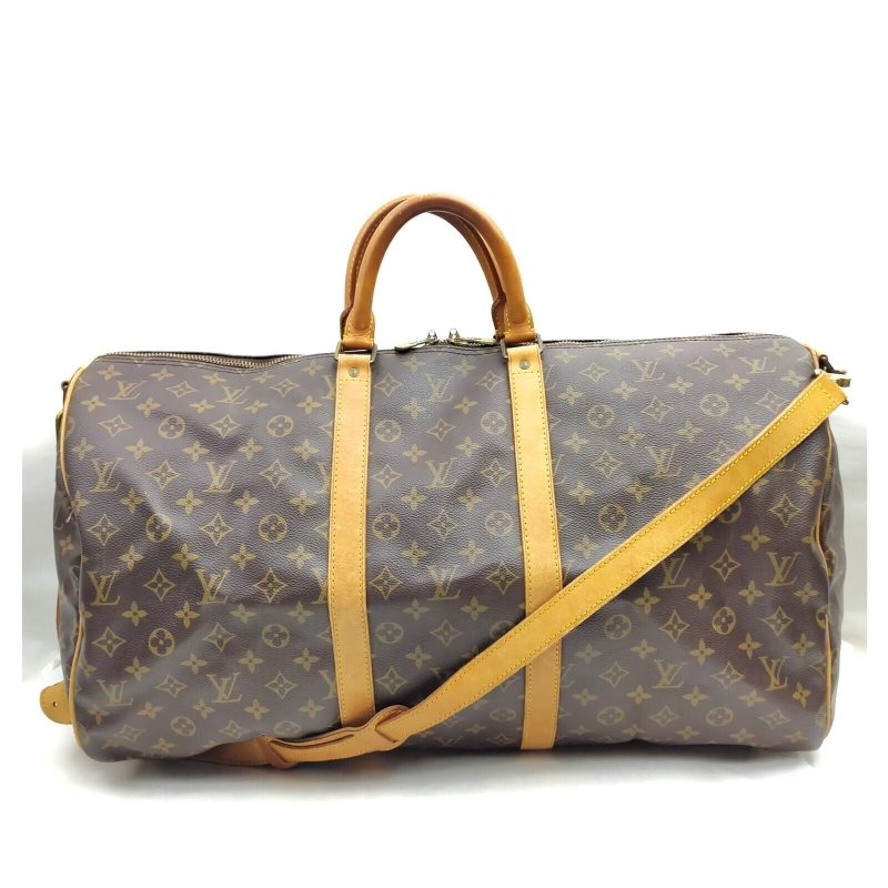 Louis Vuitton Boston Keepall Bandouliere 55 Monogram Bag #MN799