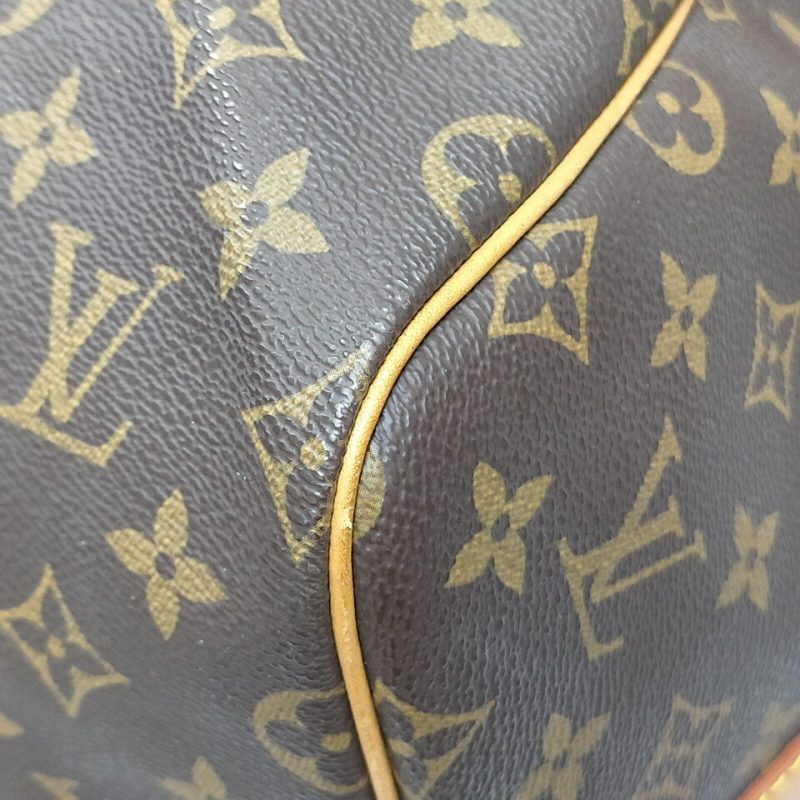 LOUIS VUITTON Boston Bag with Speedy Strap M41534 Monogram Canvas Leather Brown Women's - Image 6