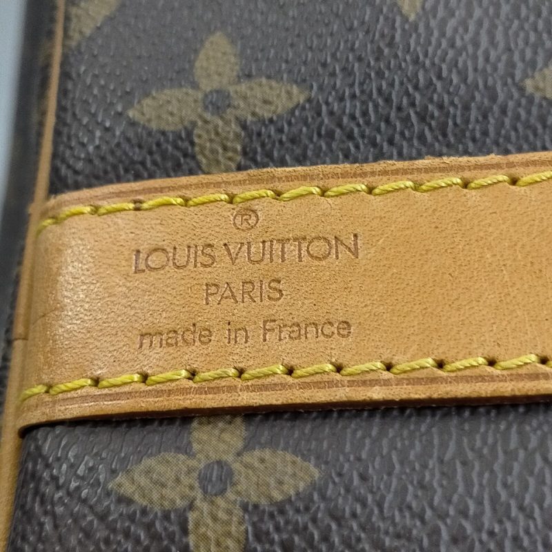 LOUIS VUITTON Boston Bag with Speedy Strap M41534 Monogram Canvas Leather Brown Women's - Image 9