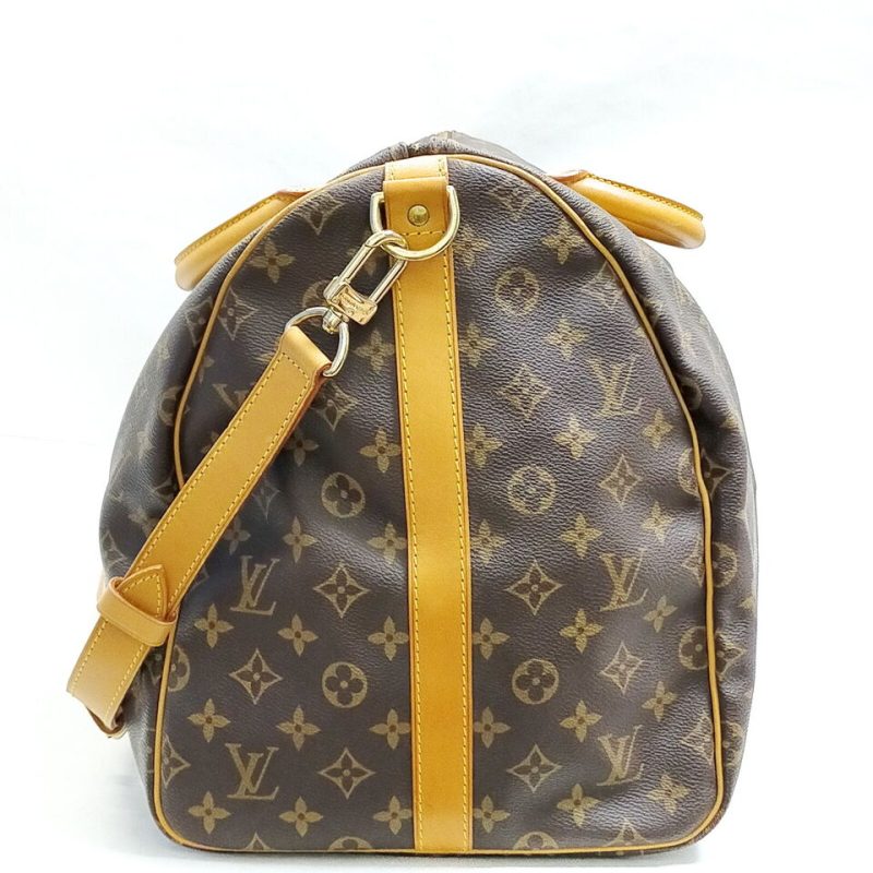 LOUIS VUITTON Boston Bag with Speedy Strap M41534 Monogram Canvas Leather Brown Women's - Image 3