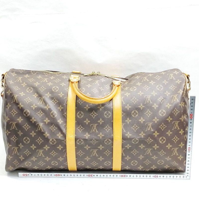 LOUIS VUITTON Boston Bag with Speedy Strap M41534 Monogram Canvas Leather Brown Women's - Image 2