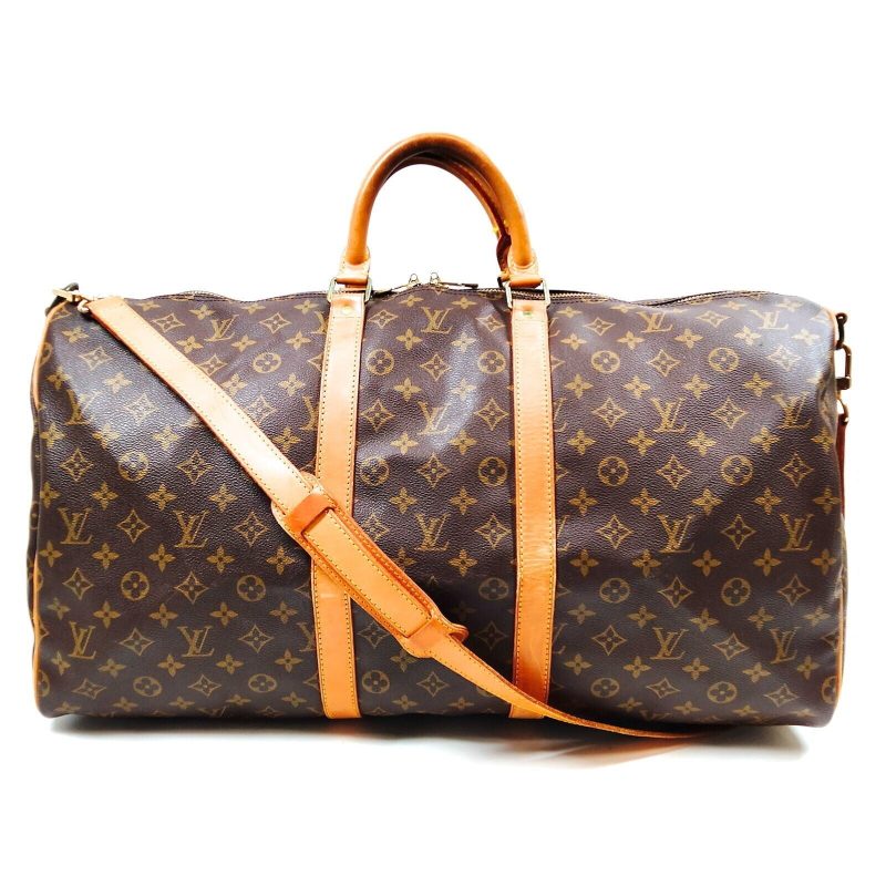 Louis Vuitton Boston Keepall Bandouliere 55 Travel Bag #MNO699