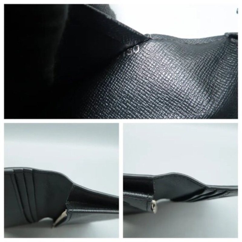 Louis Vuitton Brazza Taiga Articles De Voyage Louis Vuitton Malletier Wallet Noir - Image 11