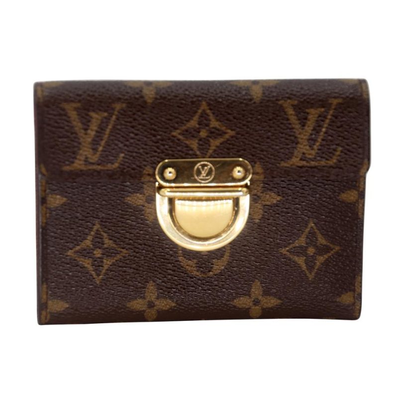 Louis Vuitton Compact Wallet Taurillion Leather Magnolia