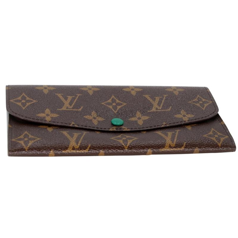 Louis Vuitton Long Monogram LV Emily Luxury Rouge Wallet LV-0619N-0005 - Image 3