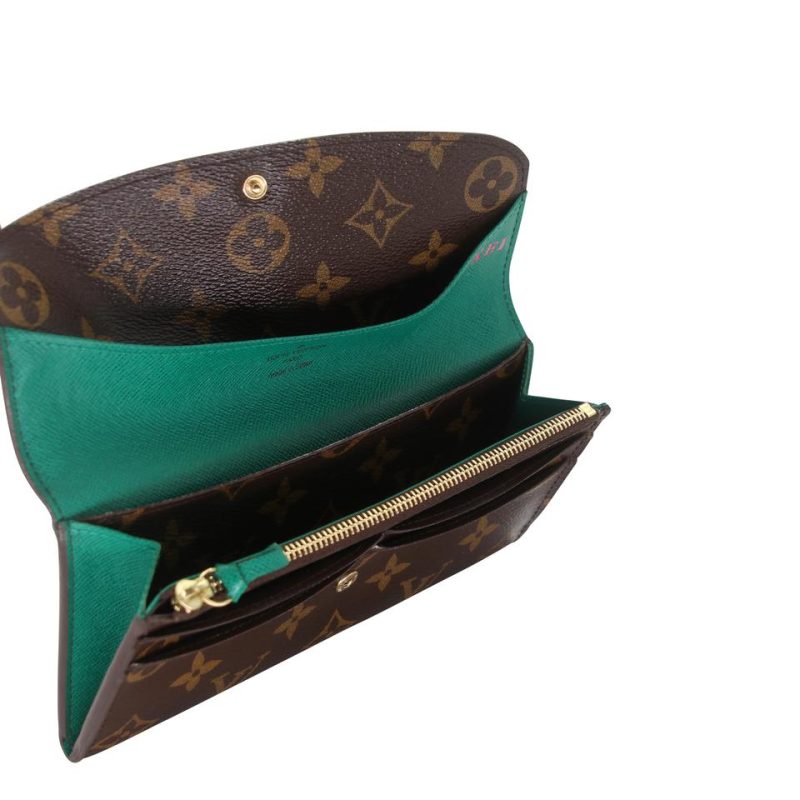 Louis Vuitton Long Monogram LV Emily Luxury Rouge Wallet LV-0619N-0005 - Image 8