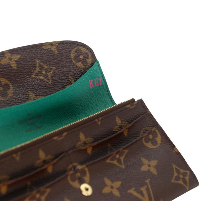 Louis Vuitton Long Monogram LV Emily Luxury Rouge Wallet LV-0619N-0005 - Image 9