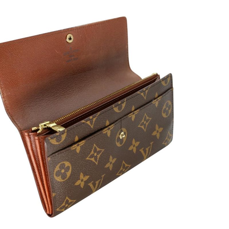 Louis Vuitton Monogram Sarah GM Long Wallet LV-1203P-0009 - Image 7