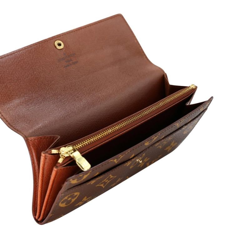 Louis Vuitton Monogram Sarah GM Long Wallet LV-1203P-0009 - Image 8